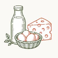 Молочка и яйца